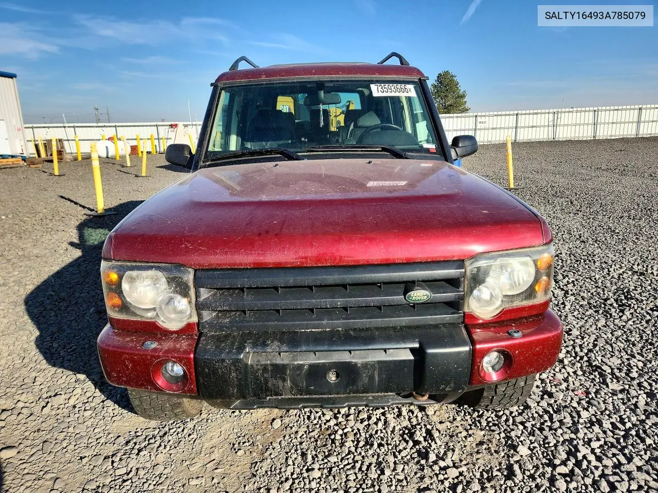 2003 LAND ROVER DISCOVERY VIN SALTY16493A785079 — фото 5