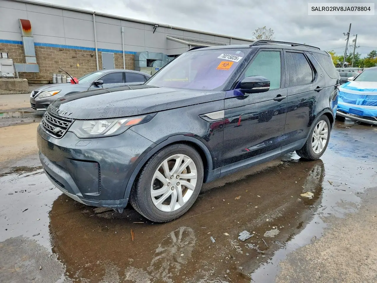 LAND ROVER DISCOVERY 2018, VIN SALRG2RV8JA078804