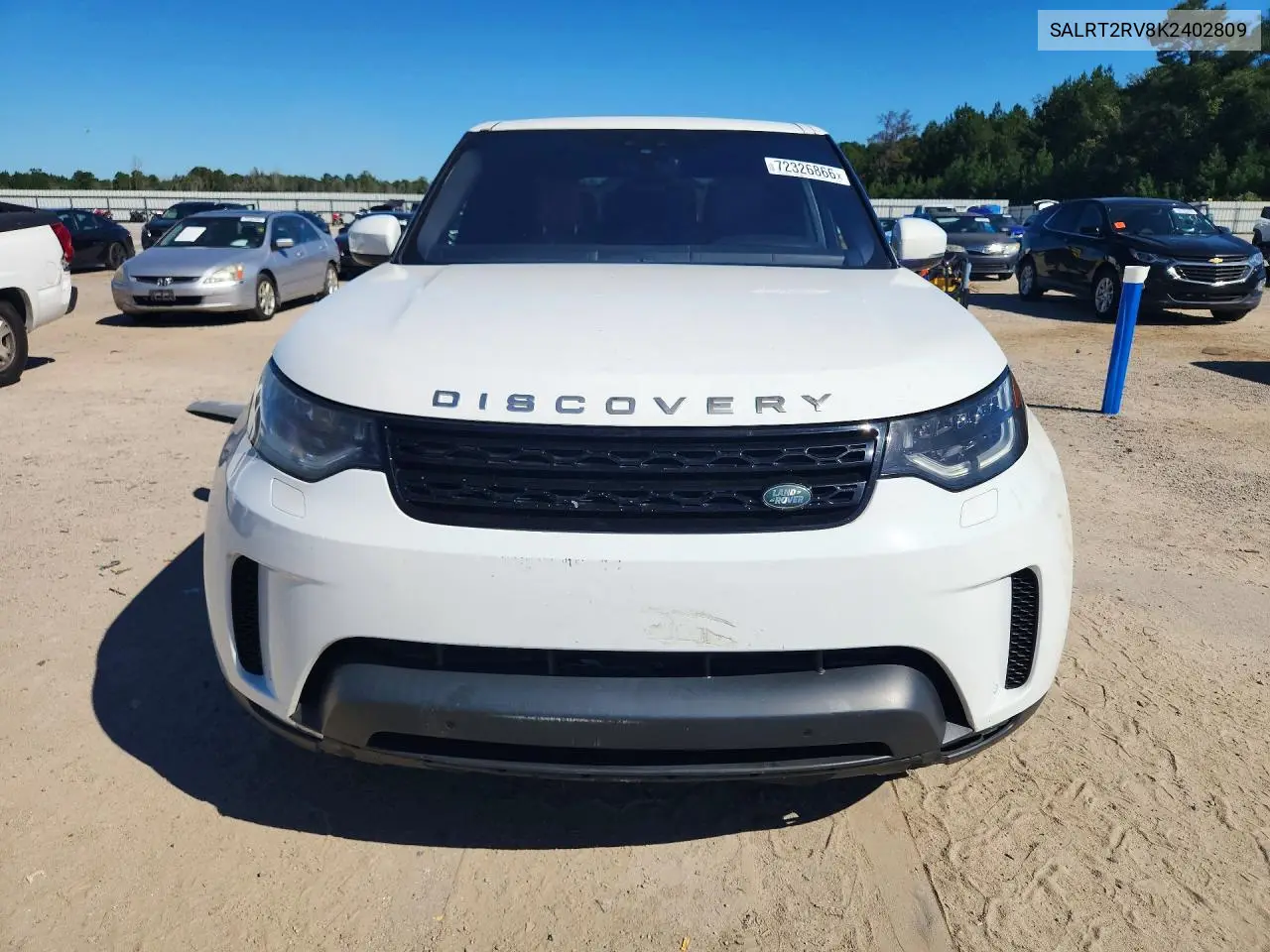 2019 LAND ROVER DISCOVERY VIN SALRT2RV8K2402809 — фото 5