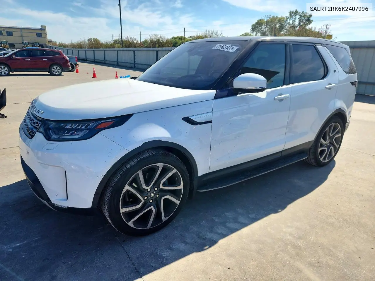 LAND ROVER DISCOVERY 2019, VIN SALRT2RK6K2407996