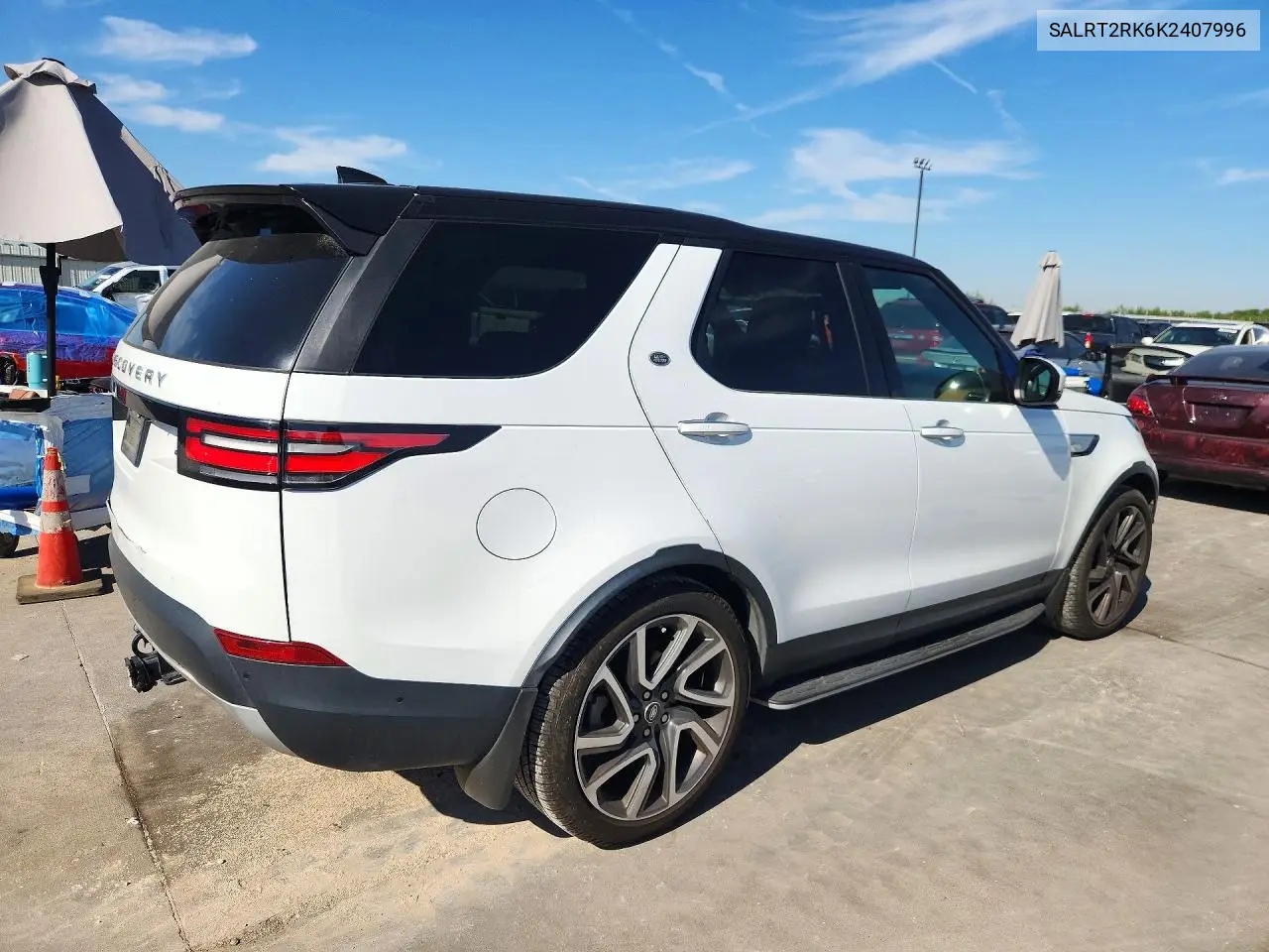 2019 LAND ROVER DISCOVERY VIN SALRT2RK6K2407996 — фото 3