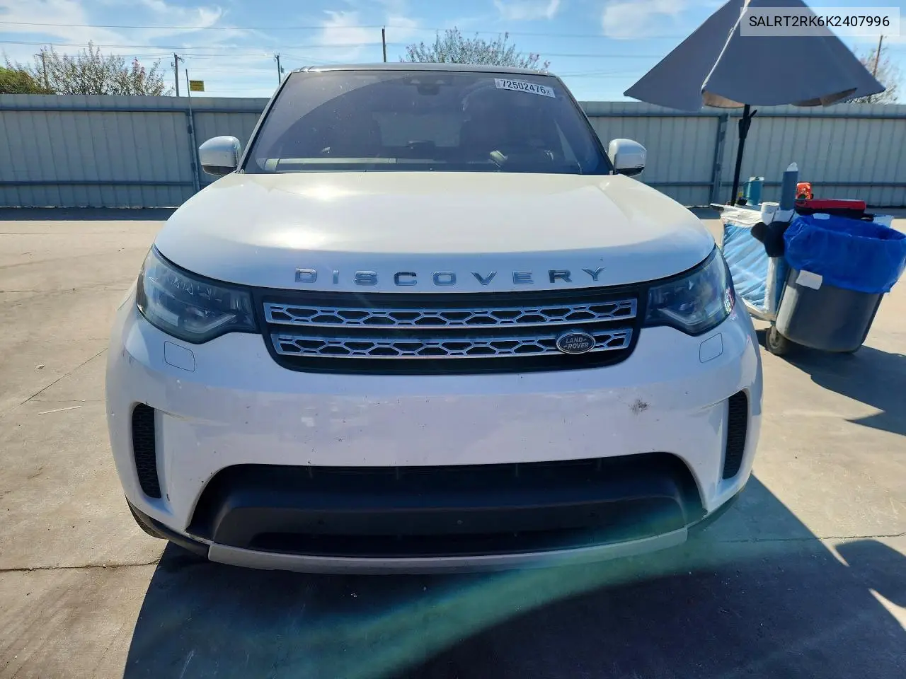 2019 LAND ROVER DISCOVERY VIN SALRT2RK6K2407996 — фото 5