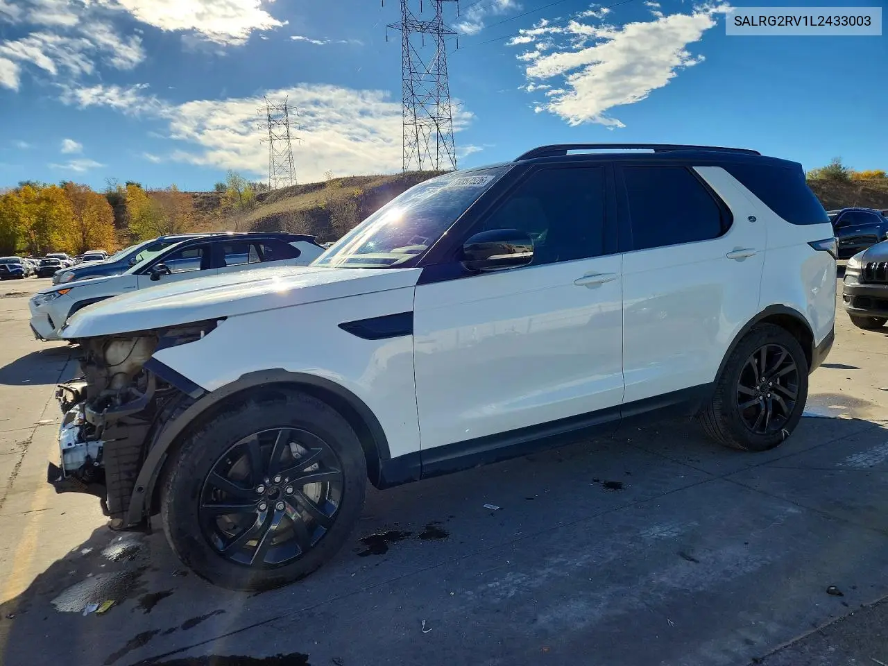 LAND ROVER DISCOVERY 2020, VIN SALRG2RV1L2433003