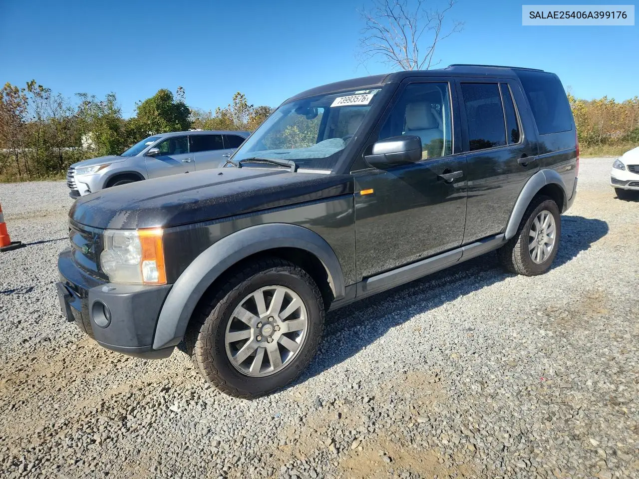 LAND ROVER LR3 2006, VIN SALAE25406A399176