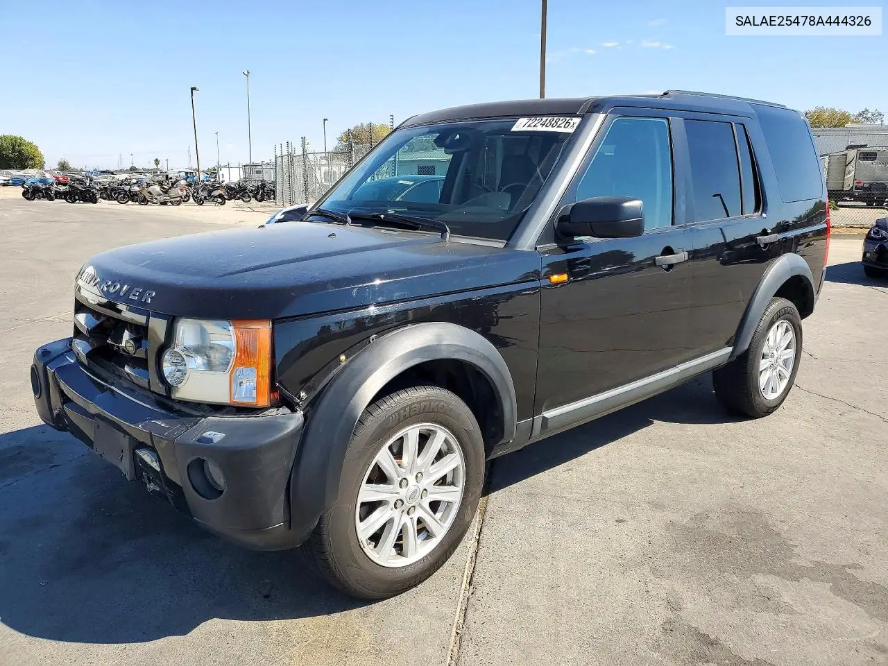 LAND ROVER LR3 2008, VIN SALAE25478A444326