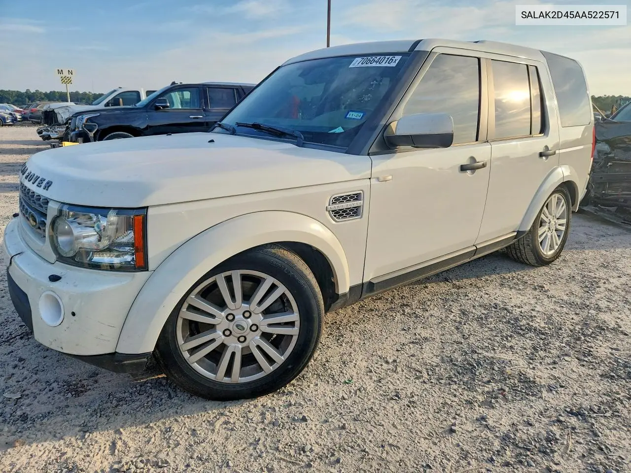LAND ROVER LR4 2010, VIN SALAK2D45AA522571