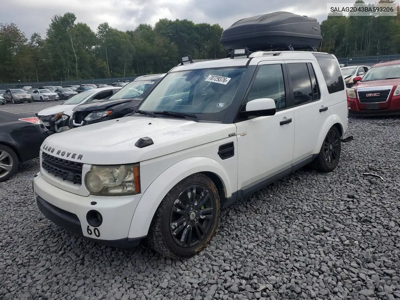 LAND ROVER LR4 2011, VIN SALAG2D43BA593206