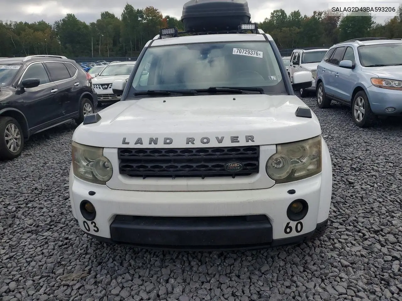 2011 LAND ROVER LR4 VIN SALAG2D43BA593206 — фото 5