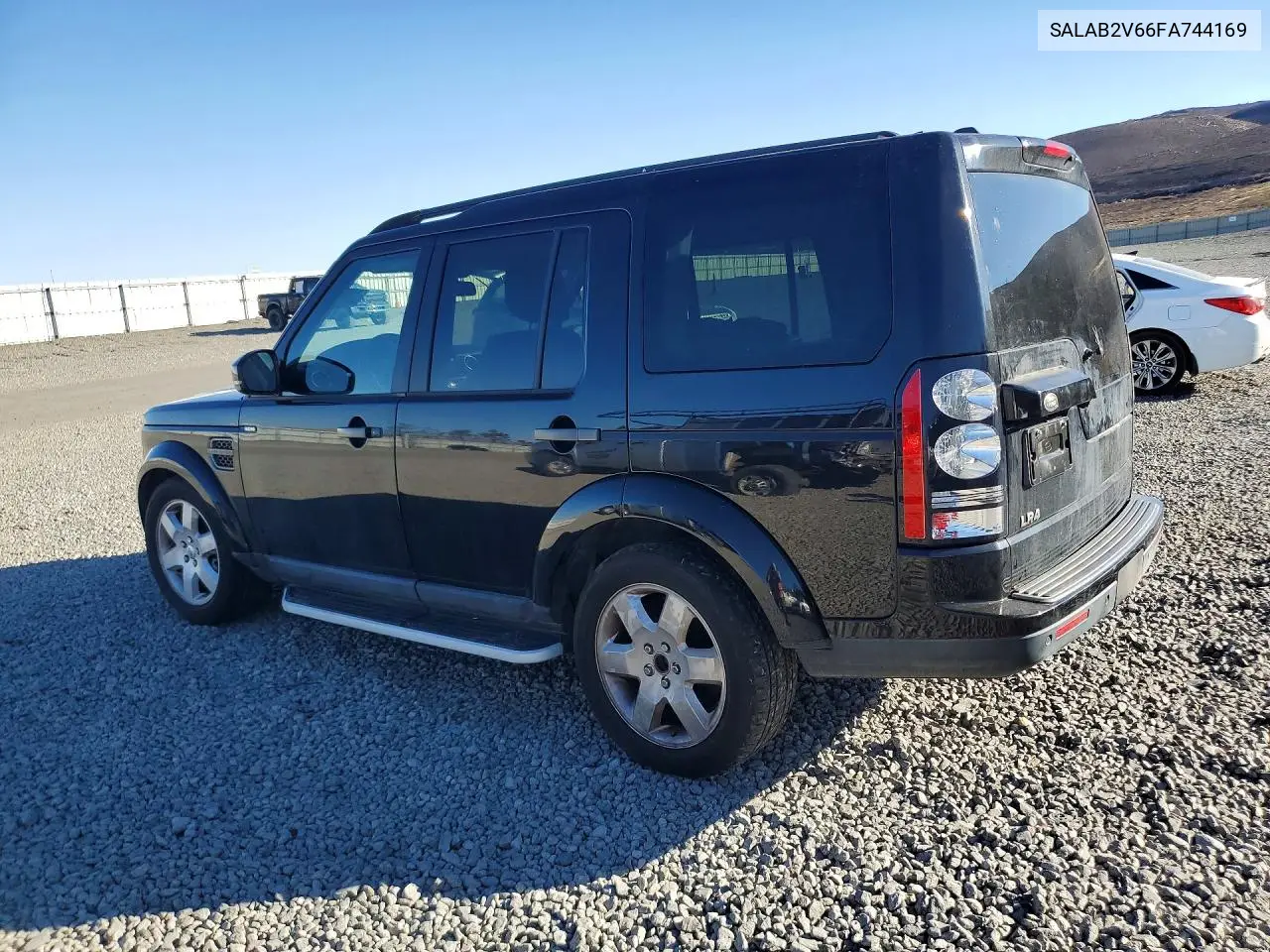 2015 LAND ROVER LR4 VIN SALAB2V66FA744169 — фото 2
