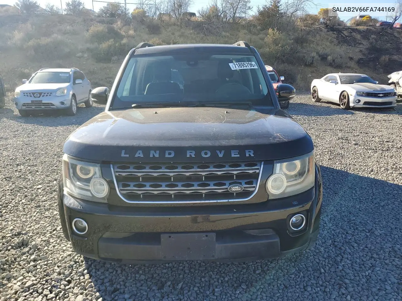 2015 LAND ROVER LR4 VIN SALAB2V66FA744169 — фото 5