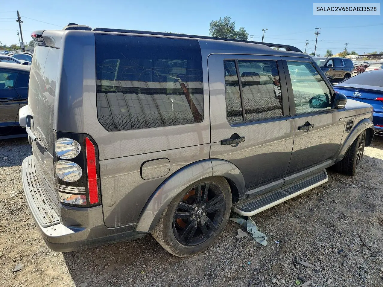 2016 LAND ROVER LR4 VIN SALAC2V66GA833528 — фото 3