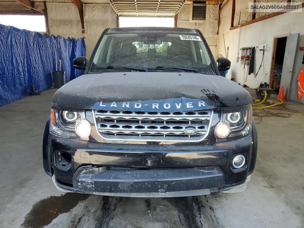 2016 LAND ROVER LR4 VIN SALAG2V60GA802537 — фото 5