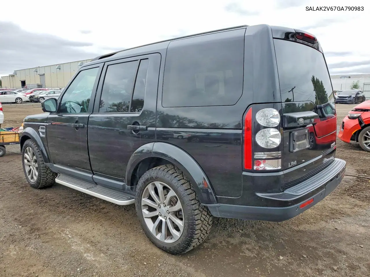 2016 LAND ROVER LR4 VIN SALAK2V67GA790983 — фото 2