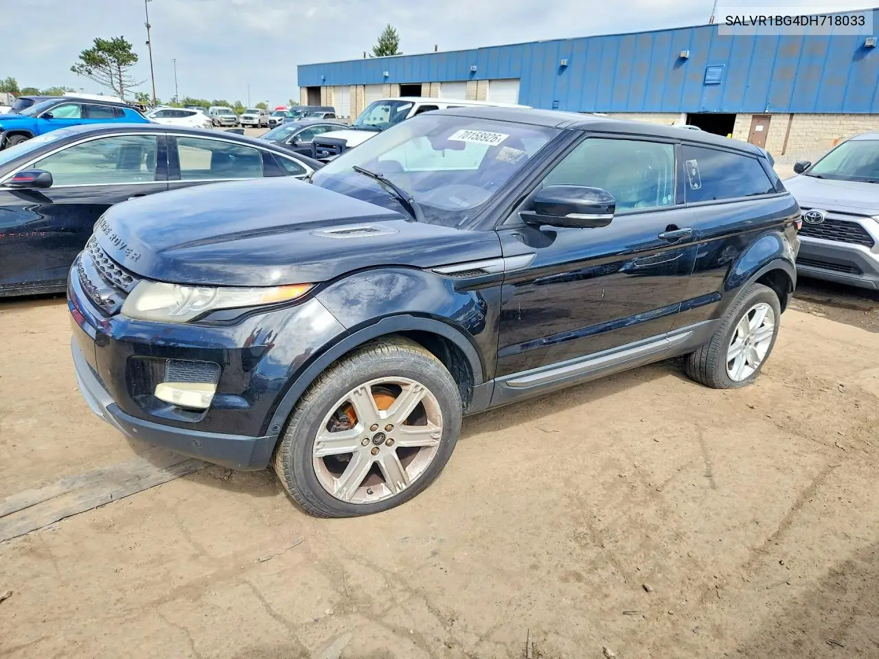 LAND ROVER RANGE ROVER EVOQUE 2013, VIN SALVR1BG4DH718033