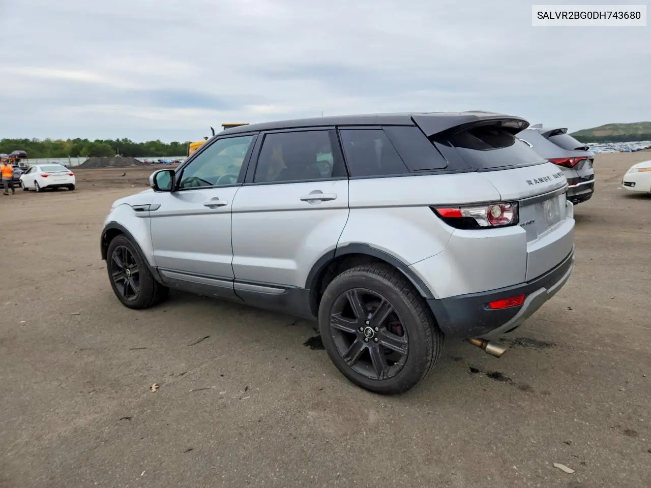 2013 LAND ROVER RANGE ROVER EVOQUE VIN SALVR2BG0DH743680 — фото 2