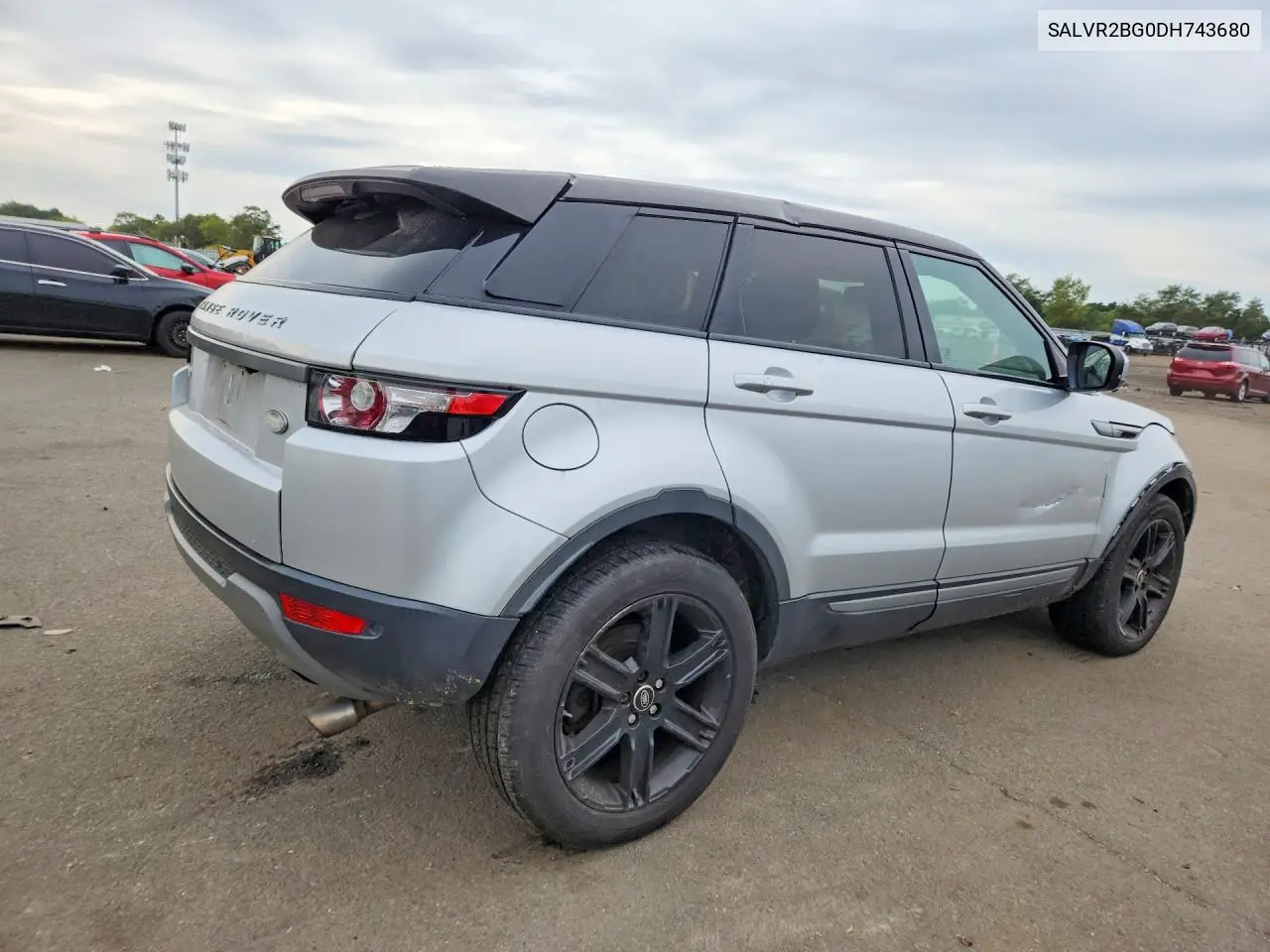 2013 LAND ROVER RANGE ROVER EVOQUE VIN SALVR2BG0DH743680 — фото 3