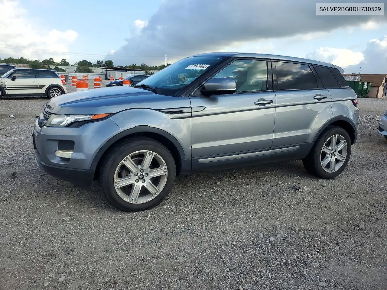 LAND ROVER RANGE ROVER EVOQUE 2013, VIN SALVP2BG0DH730529