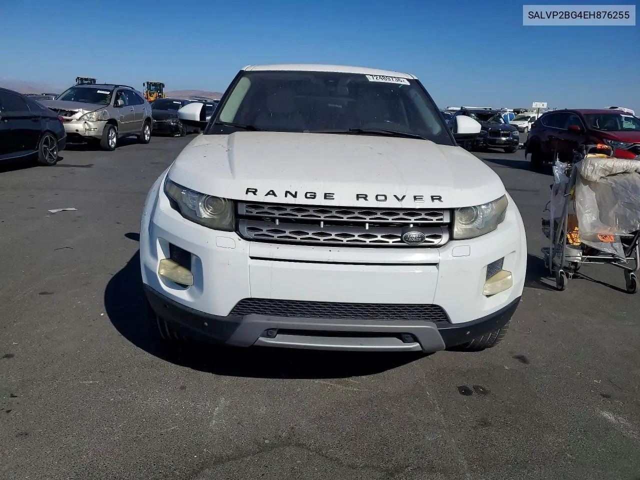 2014 LAND ROVER RANGE ROVER EVOQUE VIN SALVP2BG4EH876255 — фото 5