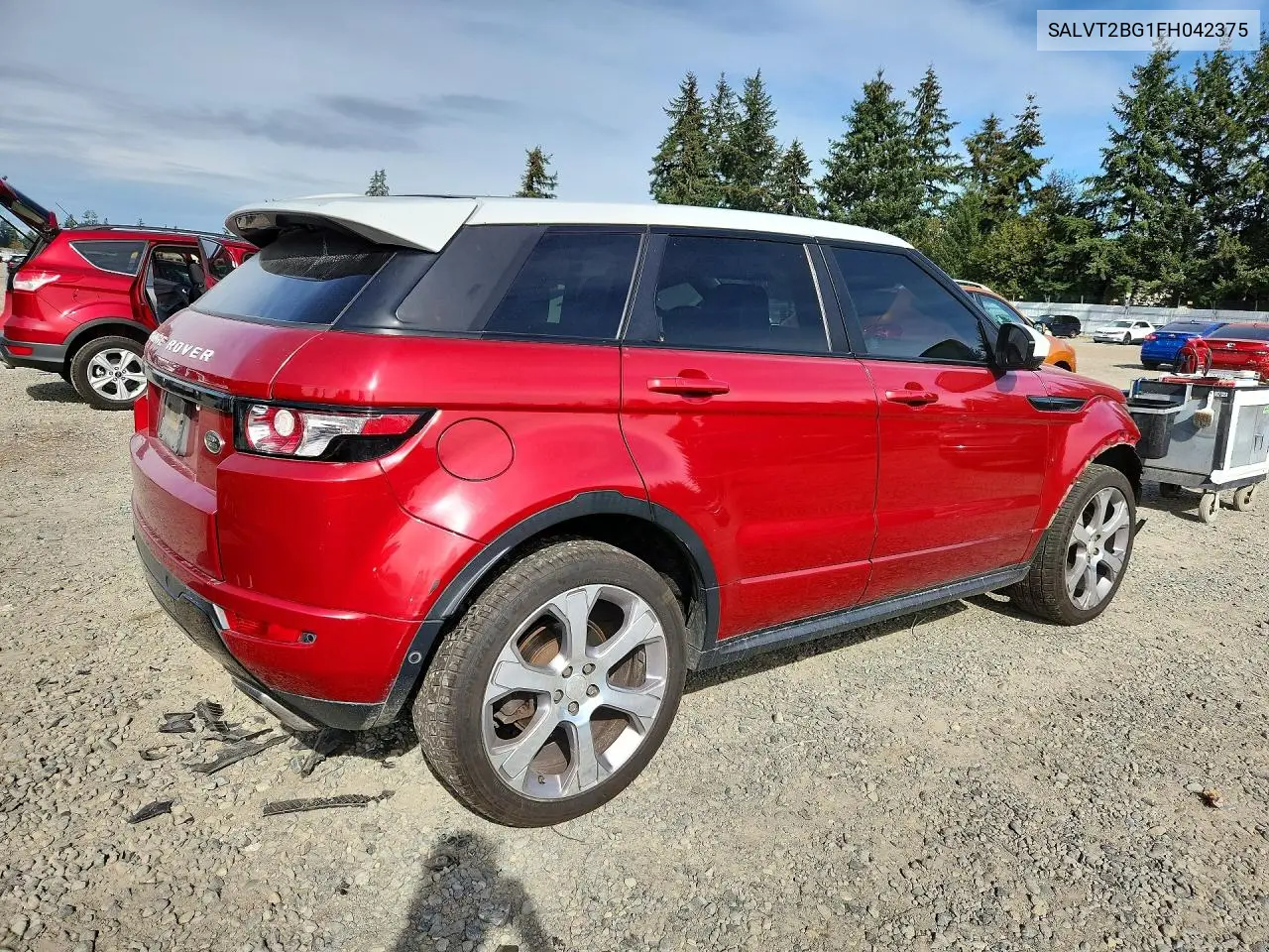 2015 LAND ROVER RANGE ROVER EVOQUE VIN SALVT2BG1FH042375 — фото 3