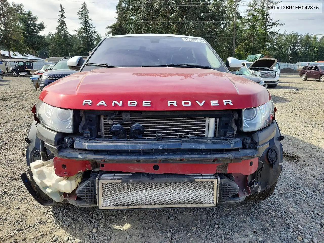 2015 LAND ROVER RANGE ROVER EVOQUE VIN SALVT2BG1FH042375 — фото 5