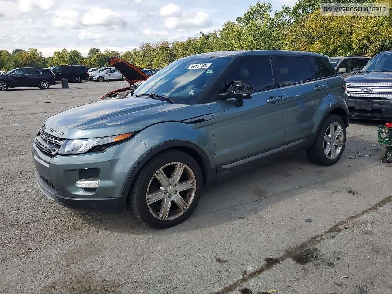LAND ROVER RANGE ROVER EVOQUE 2015, VIN SALVP2BG5FH048913