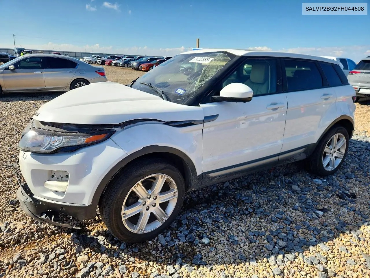 LAND ROVER RANGE ROVER EVOQUE 2015, VIN SALVP2BG2FH044608
