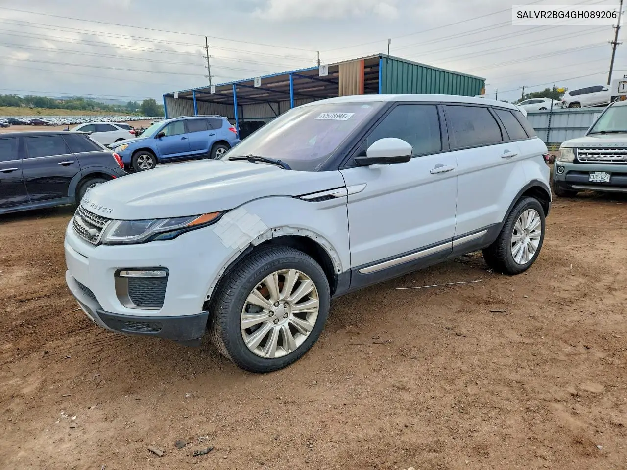 LAND ROVER RANGE ROVER EVOQUE 2016, VIN SALVR2BG4GH089206