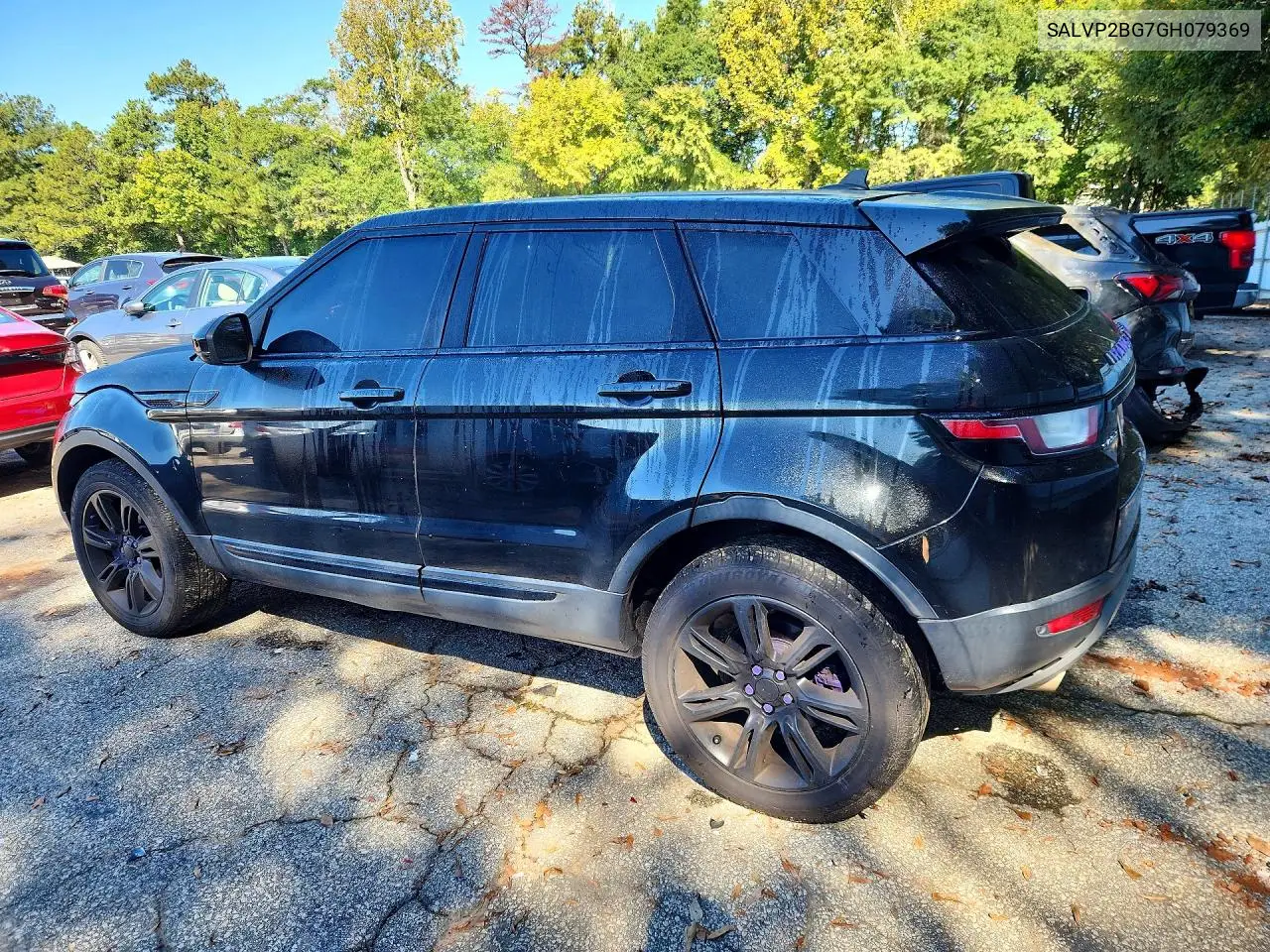 2016 LAND ROVER RANGE ROVER EVOQUE VIN SALVP2BG7GH079369 — фото 2