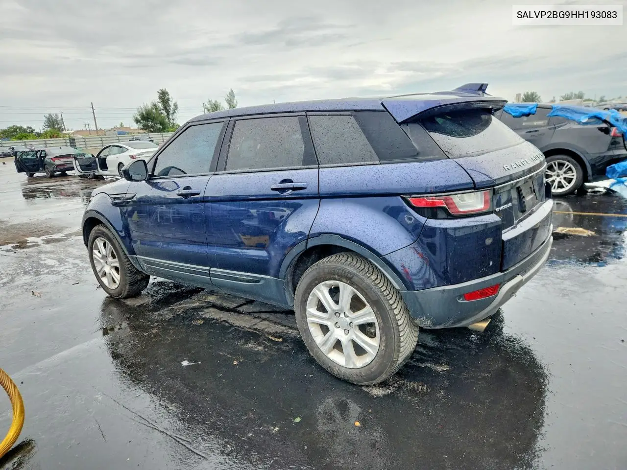 2017 LAND ROVER RANGE ROVER EVOQUE VIN SALVP2BG9HH193083 — фото 2