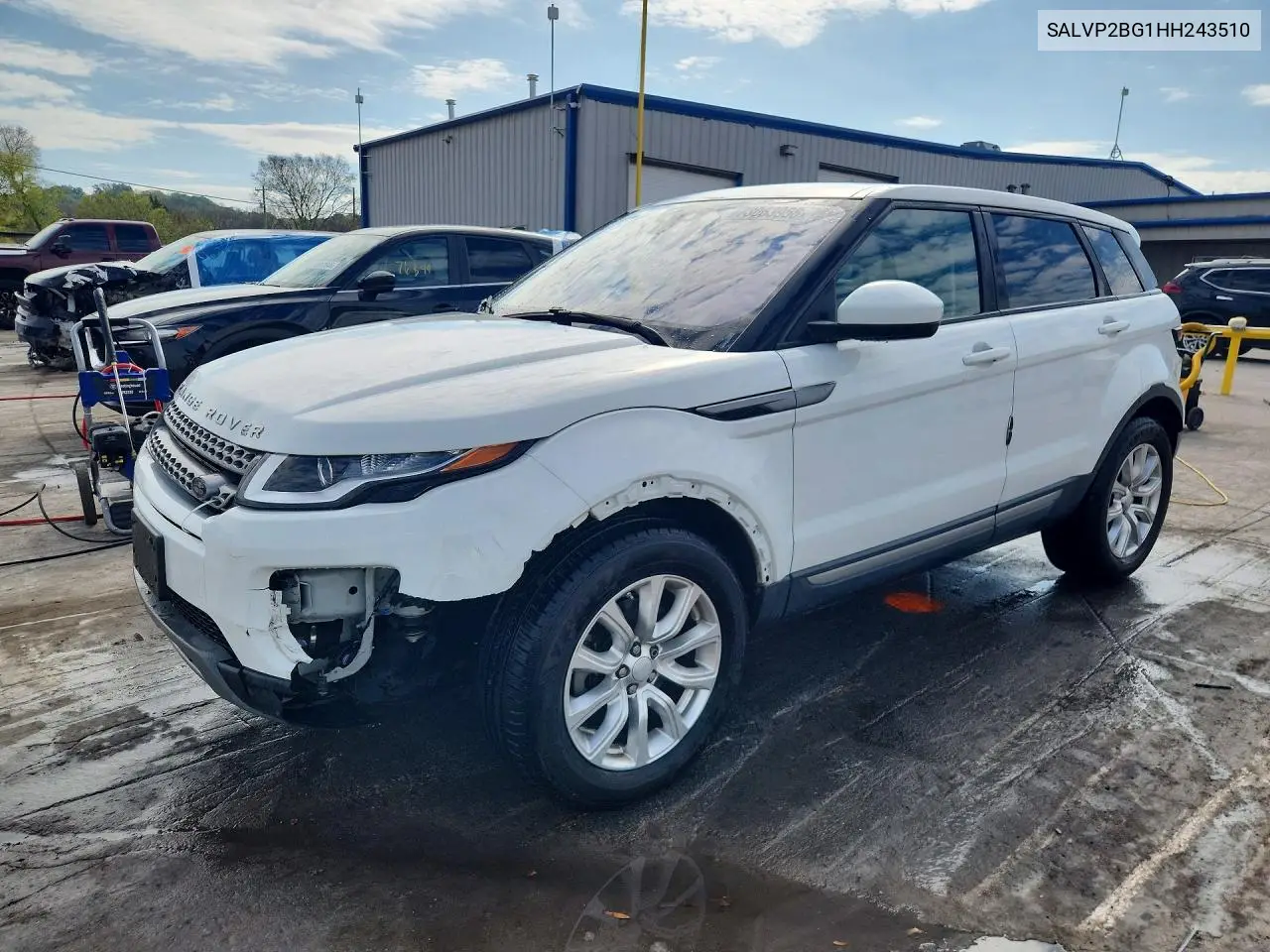 LAND ROVER RANGE ROVER EVOQUE 2017, VIN SALVP2BG1HH243510