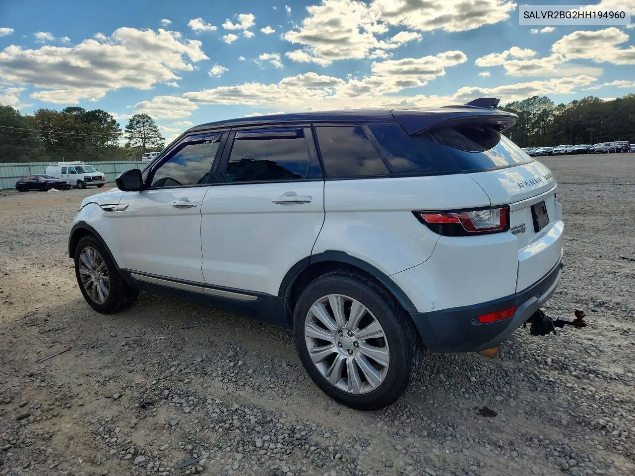 2017 LAND ROVER RANGE ROVER EVOQUE VIN SALVR2BG2HH194960 — фото 2