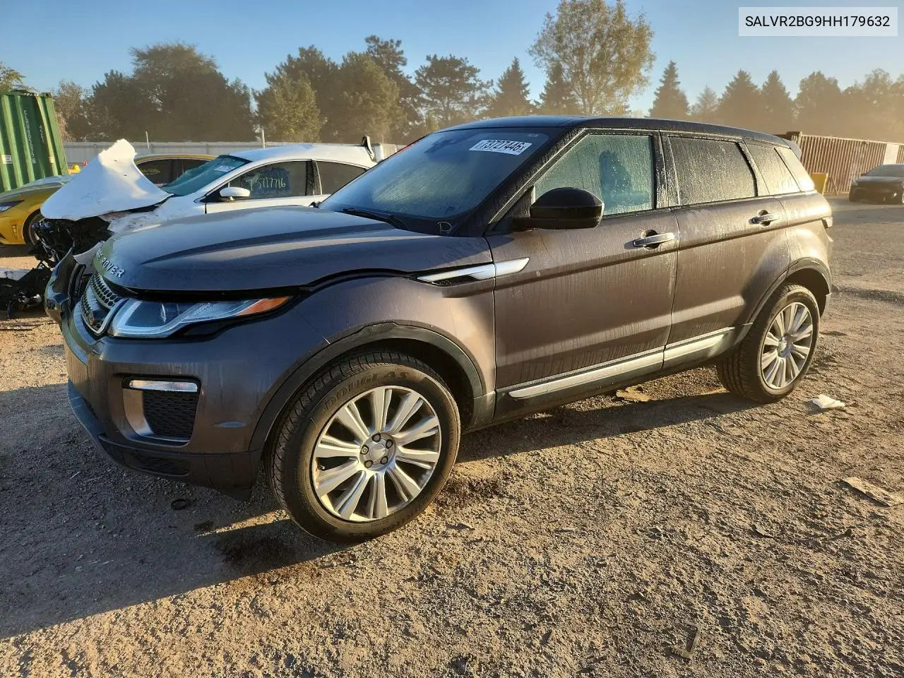 LAND ROVER RANGE ROVER EVOQUE 2017, VIN SALVR2BG9HH179632