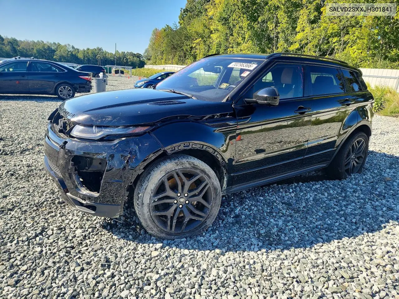 LAND ROVER RANGE ROVER EVOQUE 2018, VIN SALVD2SXXJH301841