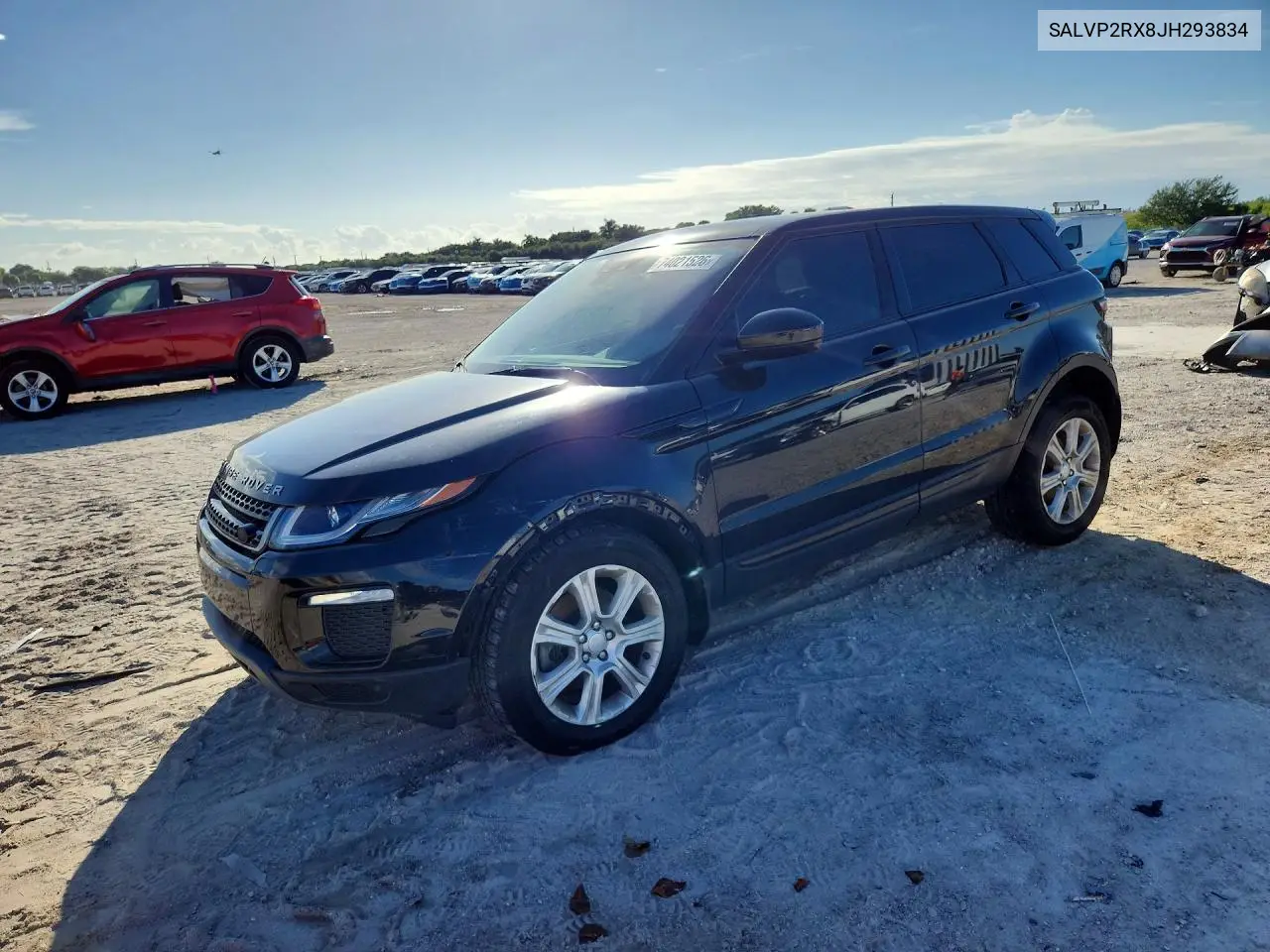 LAND ROVER RANGE ROVER EVOQUE 2018, VIN SALVP2RX8JH293834