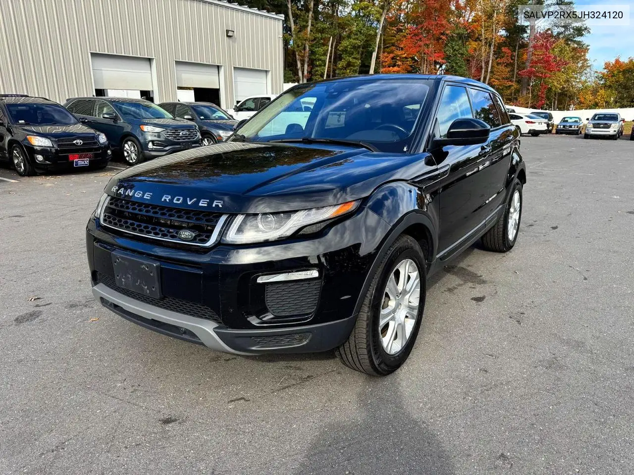 LAND ROVER RANGE ROVER EVOQUE 2018, VIN SALVP2RX5JH324120