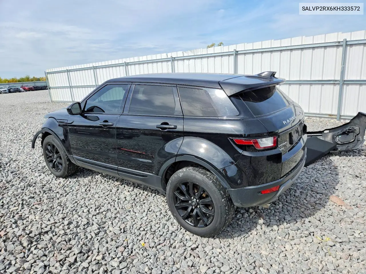 2019 LAND ROVER RANGE ROVER EVOQUE VIN SALVP2RX6KH333572 — фото 3