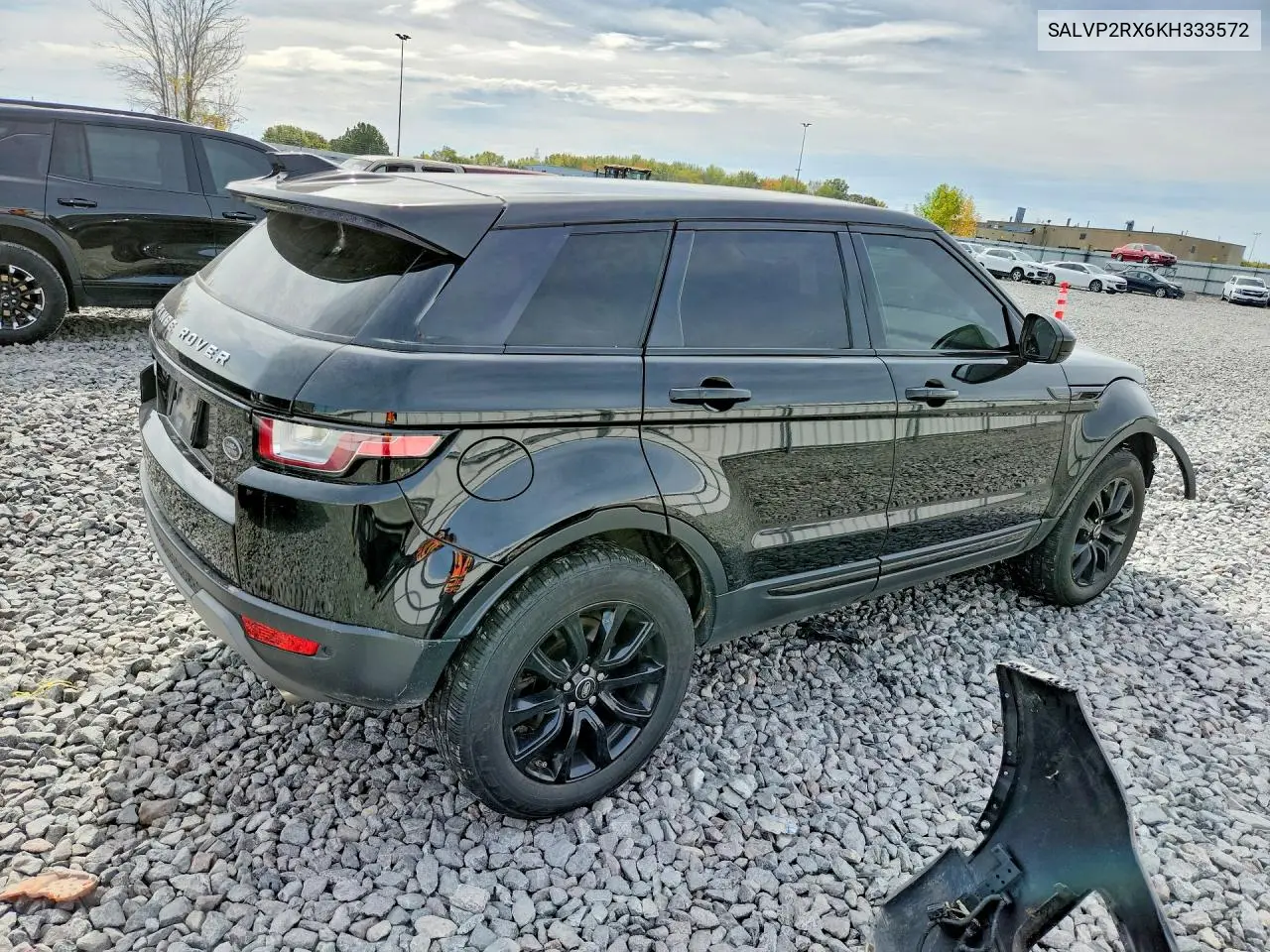 LAND ROVER RANGE ROVER EVOQUE 2019, VIN SALVP2RX6KH333572
