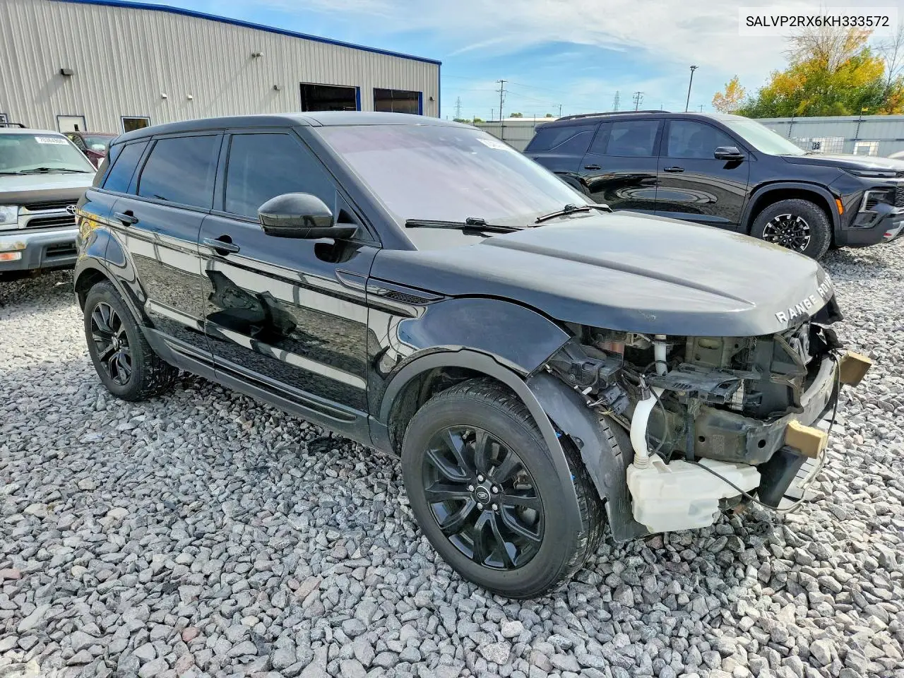 2019 LAND ROVER RANGE ROVER EVOQUE VIN SALVP2RX6KH333572 — фото 4