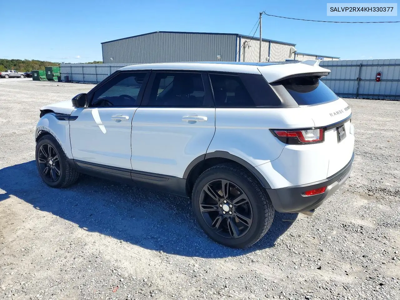 2019 LAND ROVER RANGE ROVER EVOQUE VIN SALVP2RX4KH330377 — фото 2