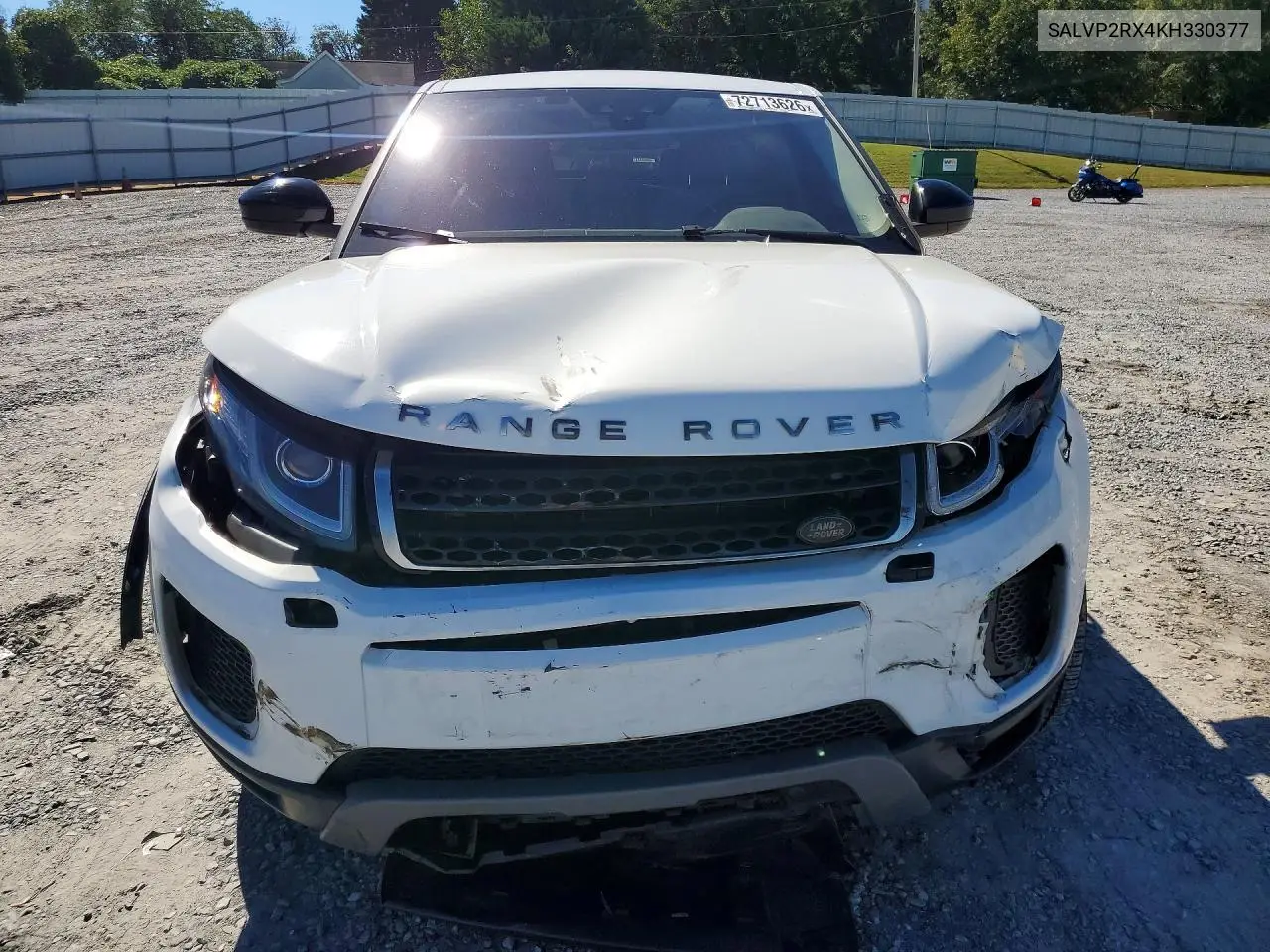 2019 LAND ROVER RANGE ROVER EVOQUE VIN SALVP2RX4KH330377 — фото 5