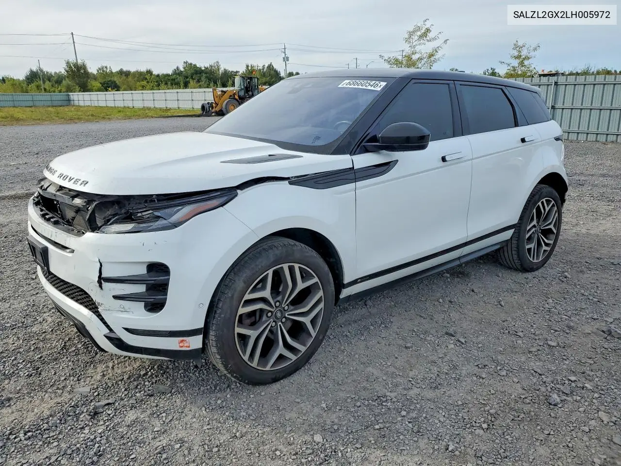 LAND ROVER RANGE ROVER EVOQUE 2020, VIN SALZL2GX2LH005972