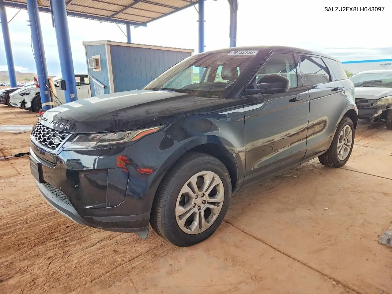 LAND ROVER RANGE ROVER EVOQUE 2020, VIN SALZJ2FX8LH043097