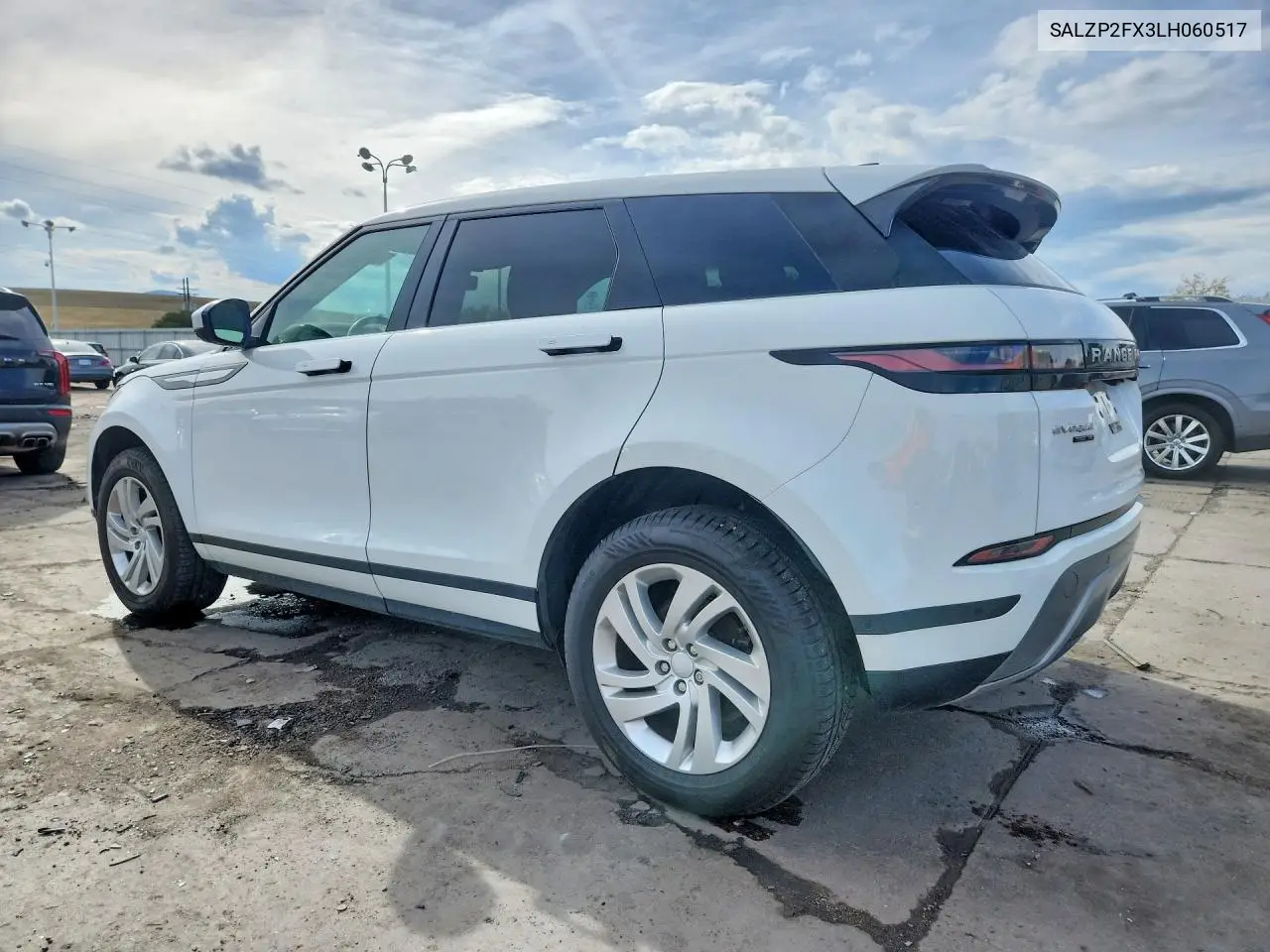 2020 LAND ROVER RANGE ROVER EVOQUE VIN SALZP2FX3LH060517 — фото 2
