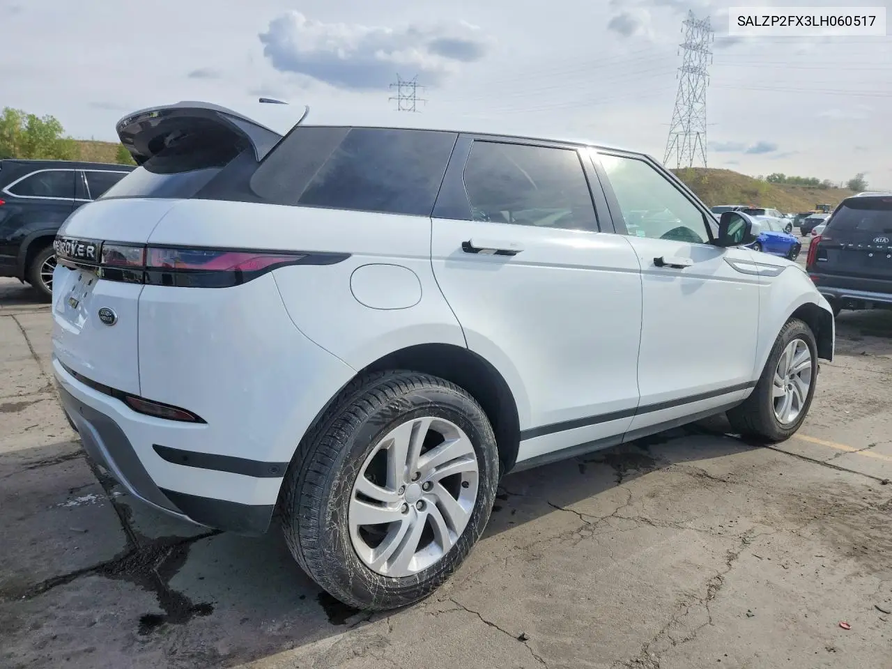 2020 LAND ROVER RANGE ROVER EVOQUE VIN SALZP2FX3LH060517 — фото 3