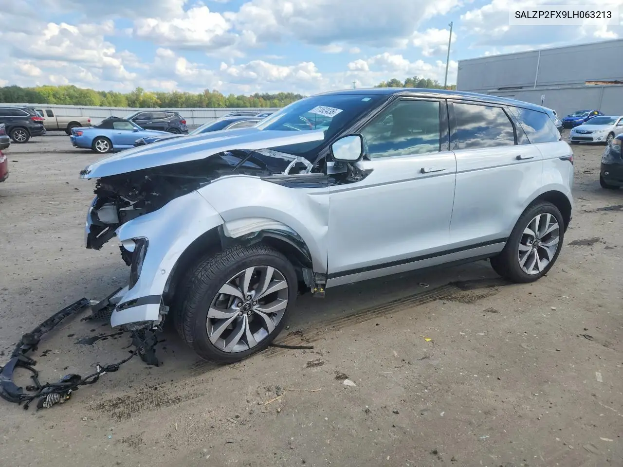 LAND ROVER RANGE ROVER EVOQUE 2020, VIN SALZP2FX9LH063213