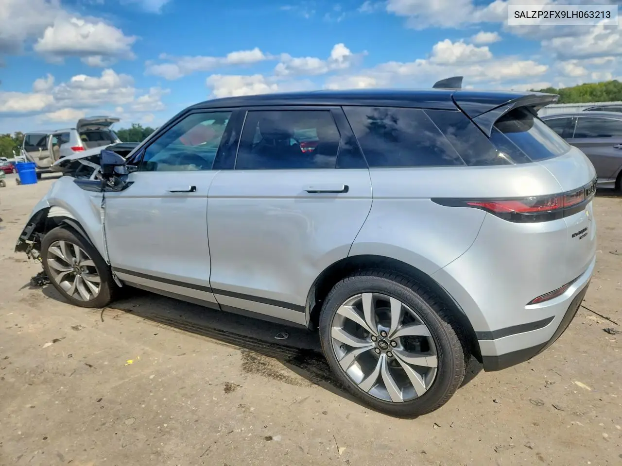 2020 LAND ROVER RANGE ROVER EVOQUE VIN SALZP2FX9LH063213 — фото 2