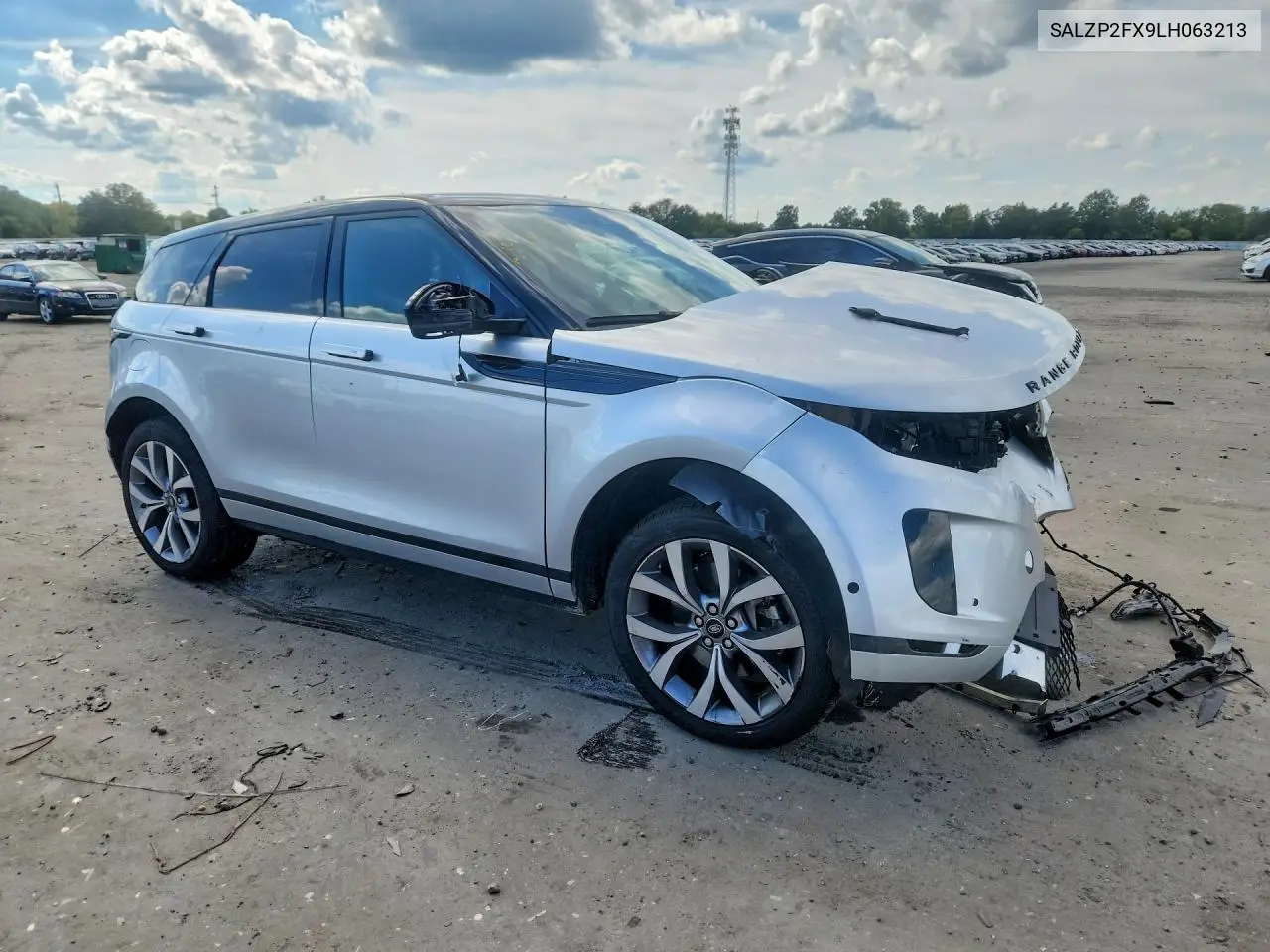 2020 LAND ROVER RANGE ROVER EVOQUE VIN SALZP2FX9LH063213 — фото 4