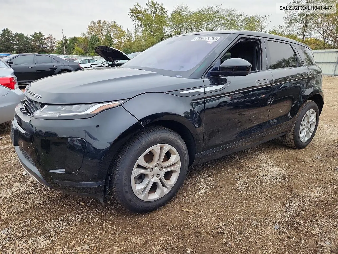 LAND ROVER RANGE ROVER EVOQUE 2020, VIN SALZJ2FXXLH041447