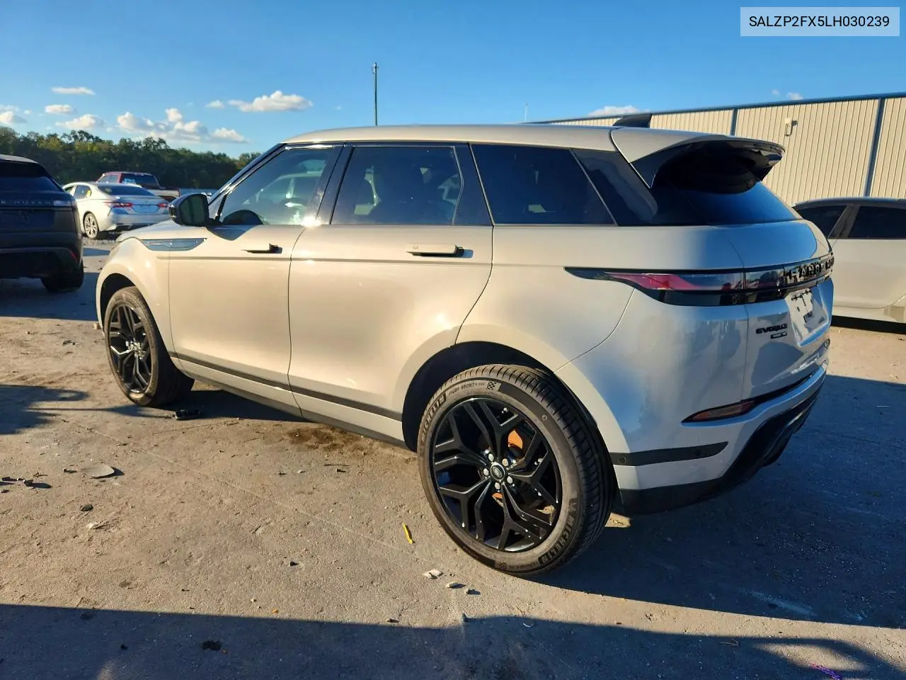 2020 LAND ROVER RANGE ROVER EVOQUE VIN SALZP2FX5LH030239 — фото 2