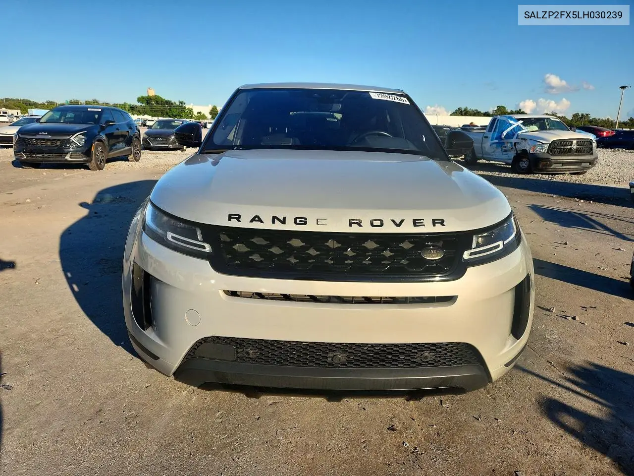 2020 LAND ROVER RANGE ROVER EVOQUE VIN SALZP2FX5LH030239 — фото 5